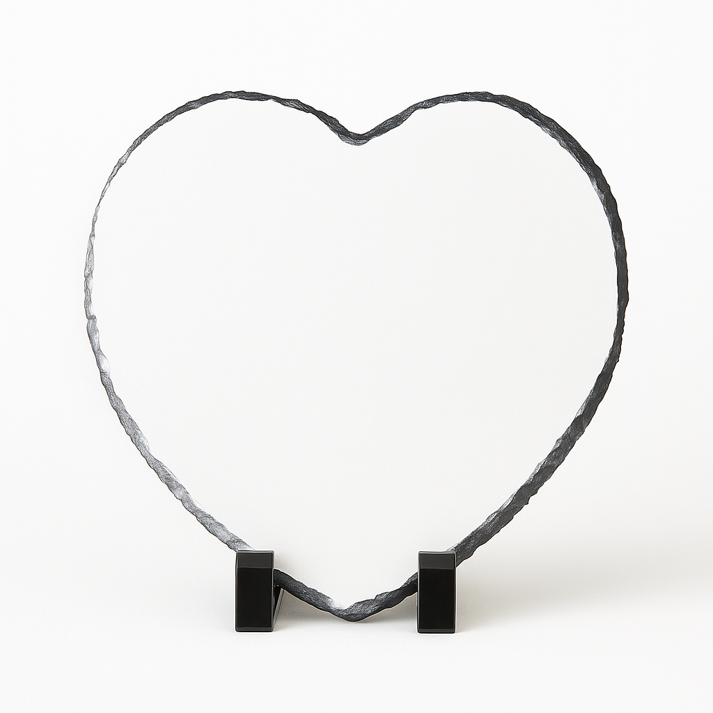 Cœur en Pierre Personnalisé – Un Souvenir Gravé à Jamais