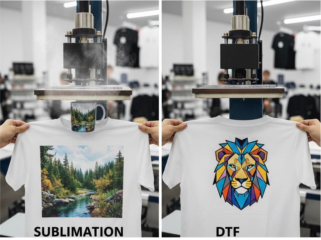 Impression Sublimation vs DTF